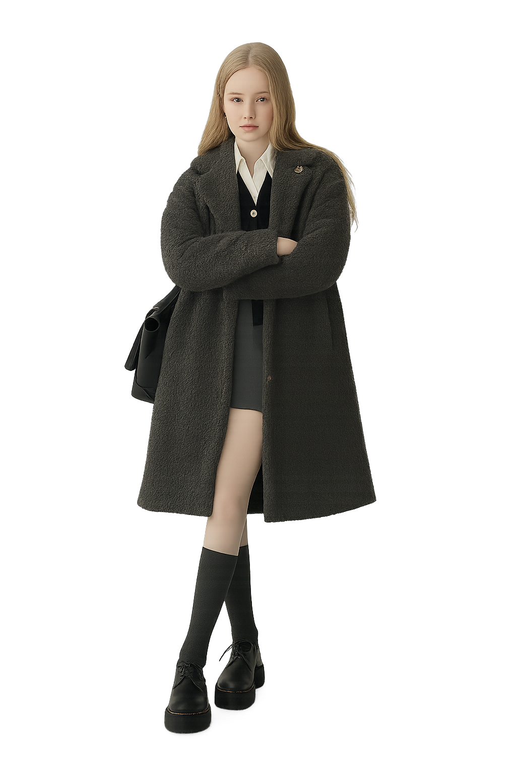 グレーコート画像